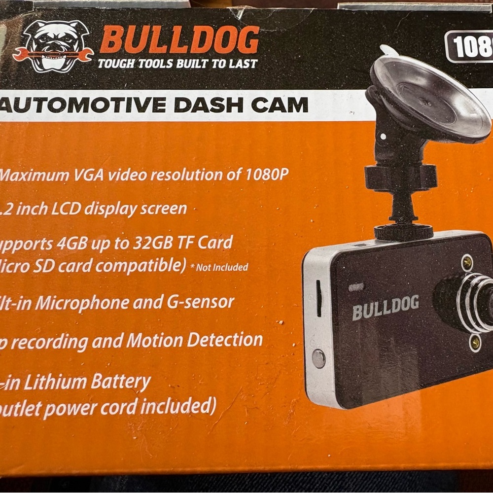 Bulldog Tools Automotive Dash Cam
